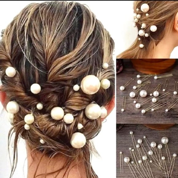 Set of 15 Pear Hairpins 25
